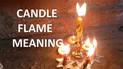 Interpretation of candle flame in magic